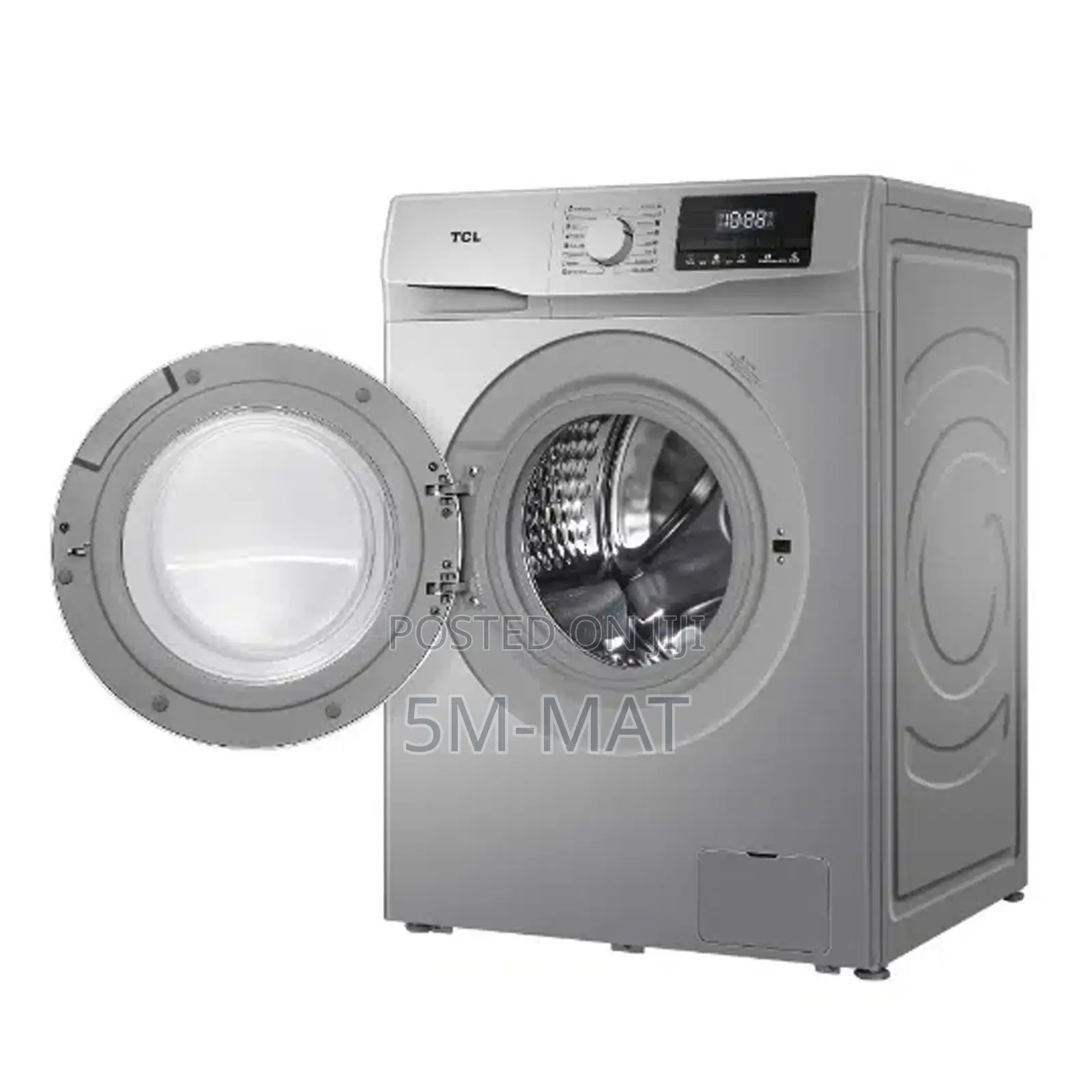 TCL Front Load Washing Machine, 7 Kg, 1200 Rpm, F607fls
