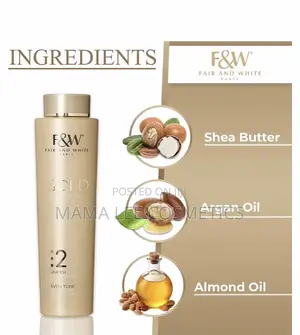 Fair and White Gold Revitalizing Body Lotion