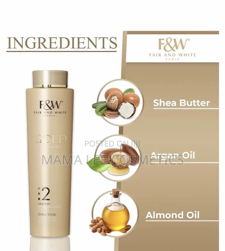 Fair and White Gold Revitalizing Body Lotion