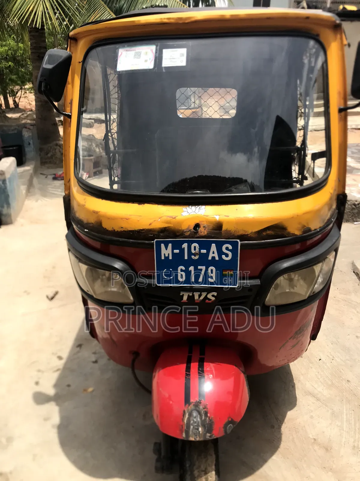 TVS King Deluxe Plus iTouch Start 2019 Red