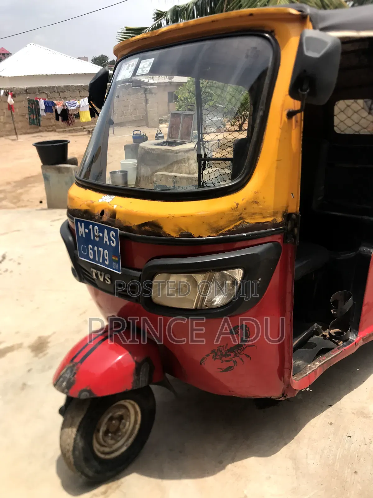 TVS King Deluxe Plus iTouch Start 2019 Red