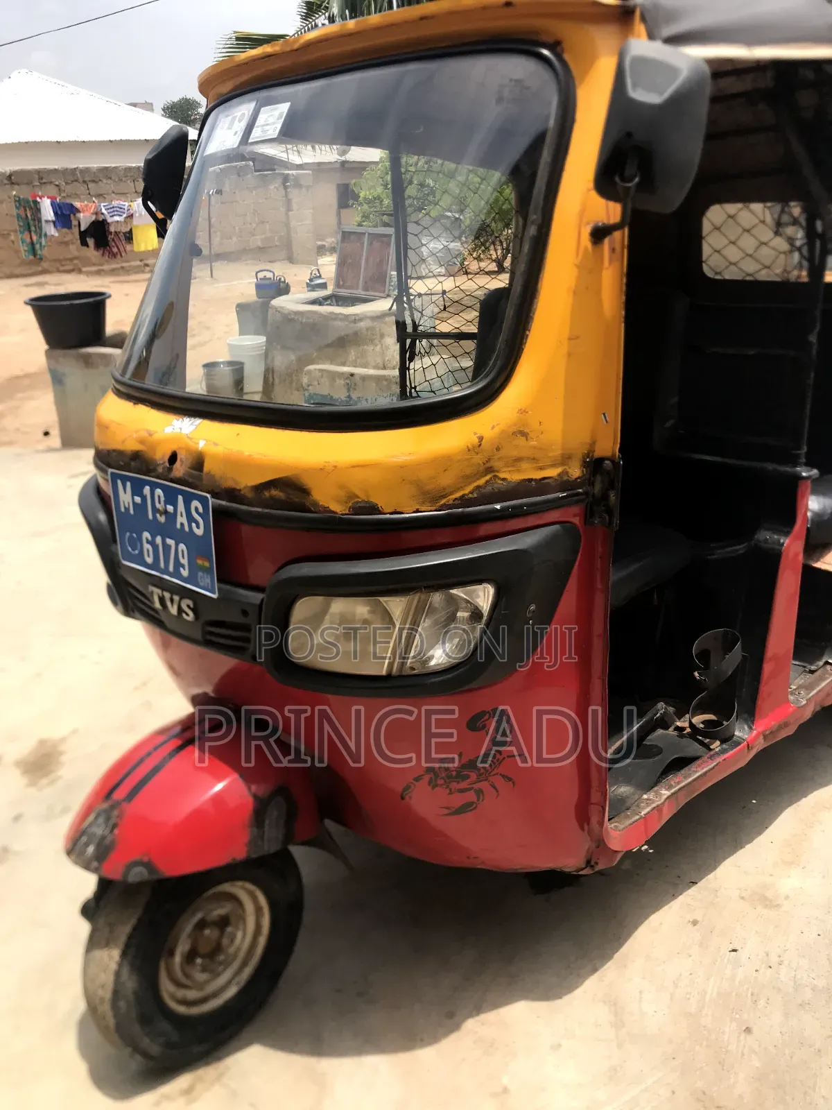 TVS King Deluxe Plus iTouch Start 2019 Red