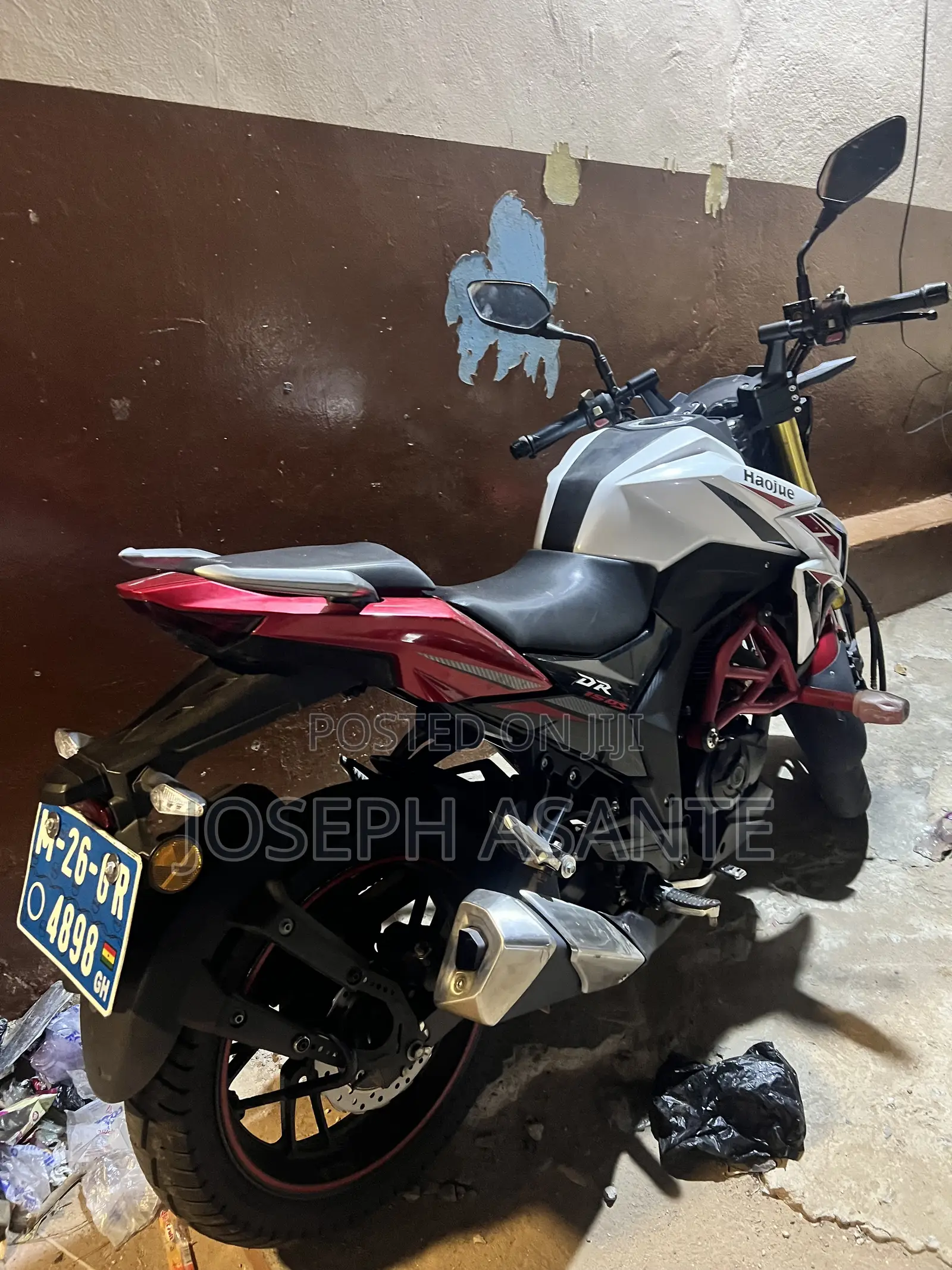 New Haojue DR160S 2026 White