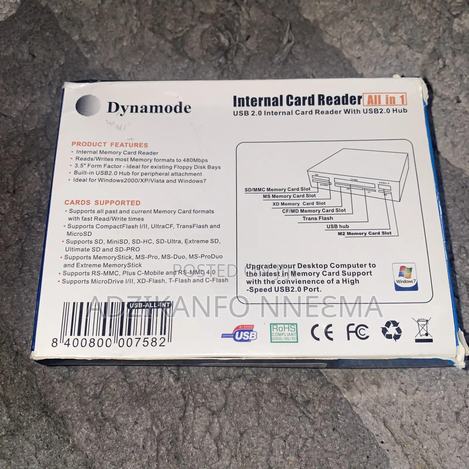 Dynamode Usb 2.0 Internal Card Reader (All-in-1)
