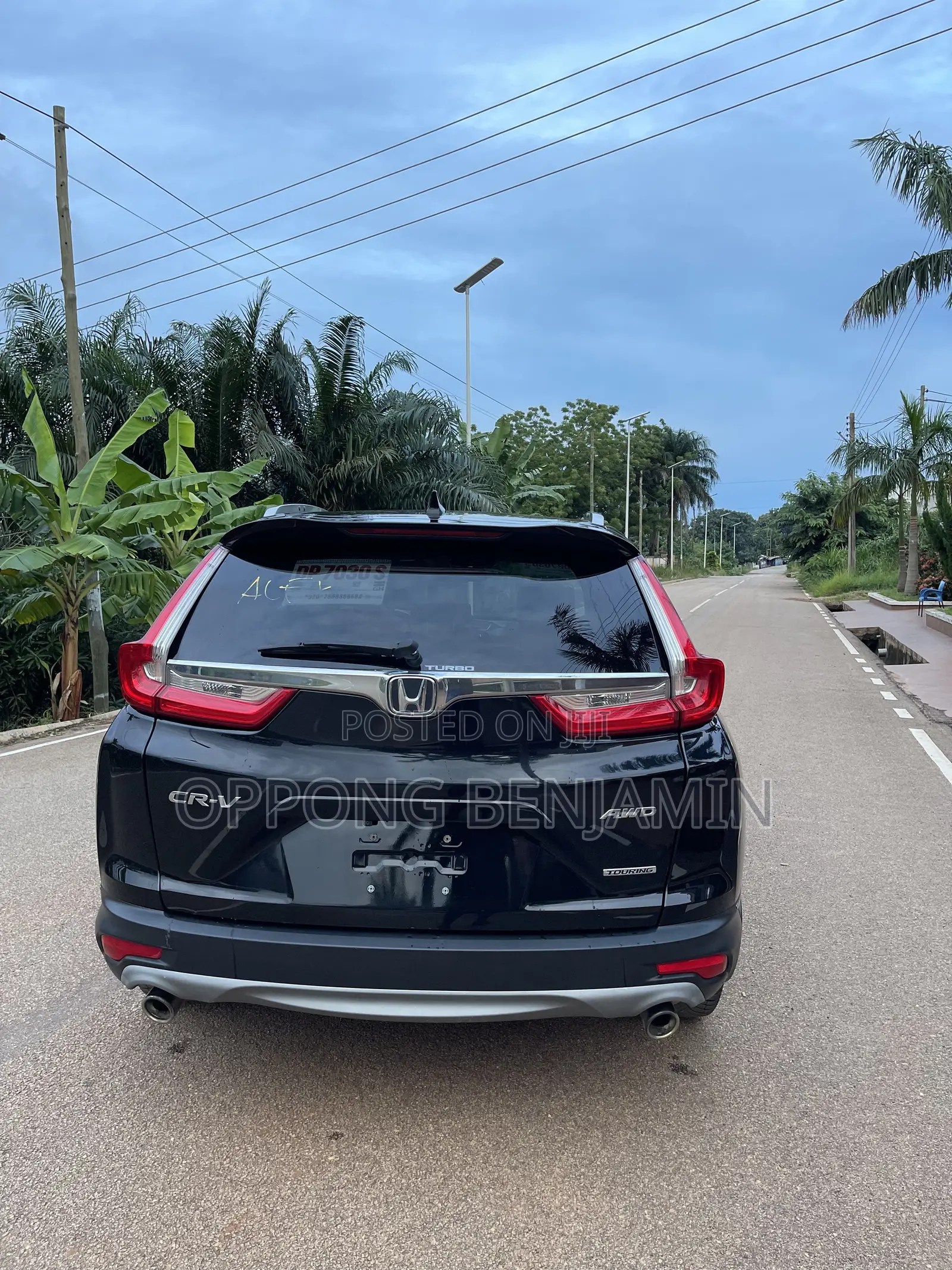 Honda CR-V Touring AWD 2018 Black