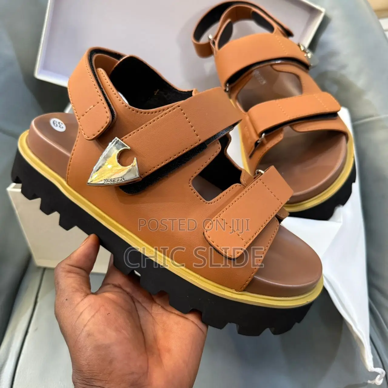 Brown Platform Sandals