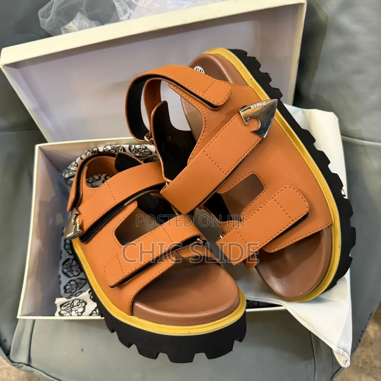 Brown Platform Sandals