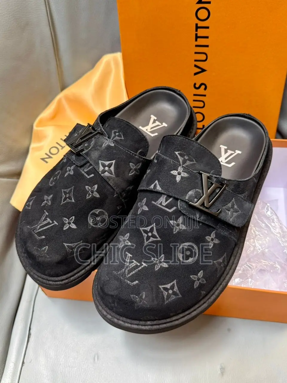 Monogram Elite Clog Mules