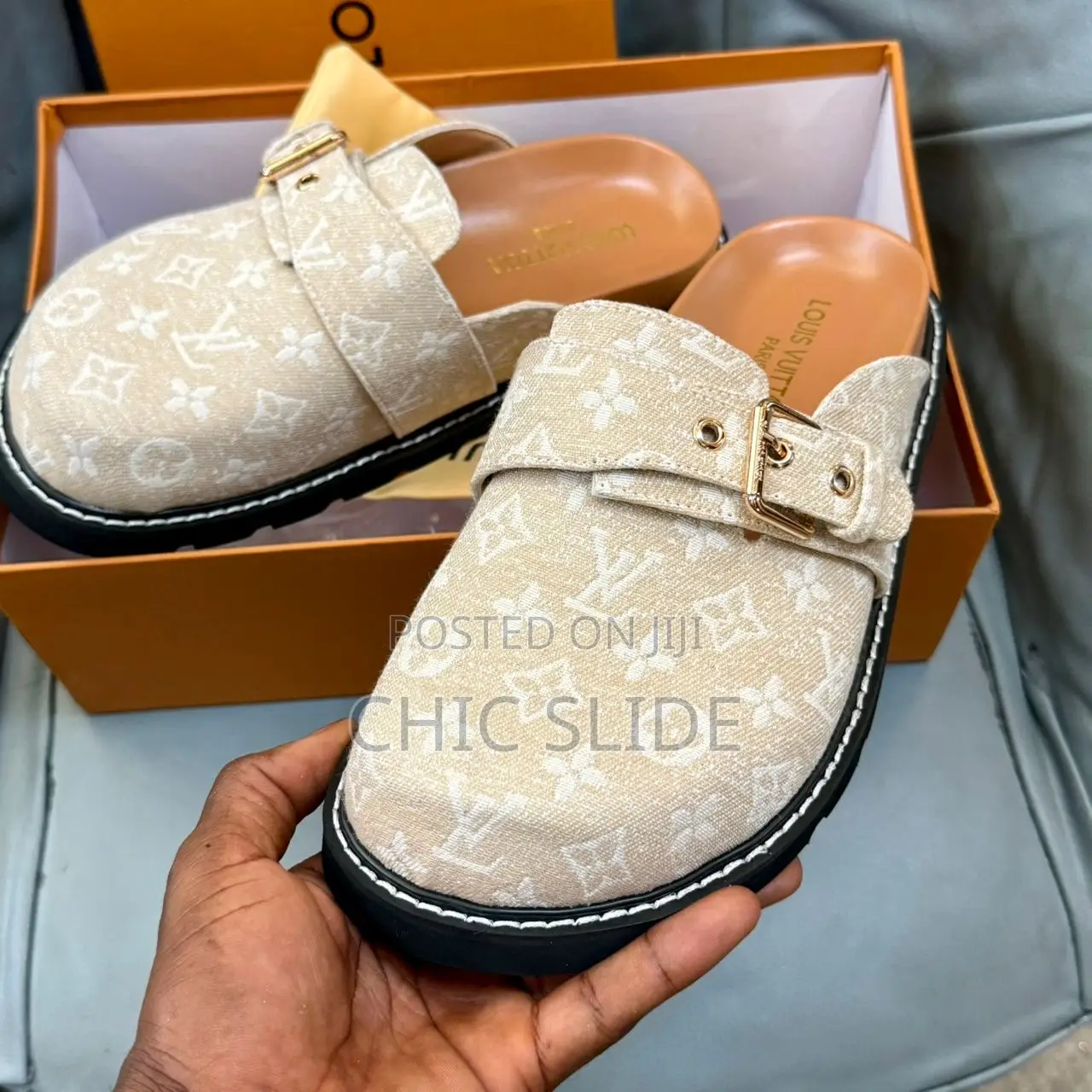 Monogram Elite Clog Mules
