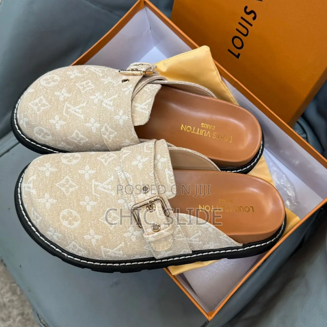 Monogram Elite Clog Mules