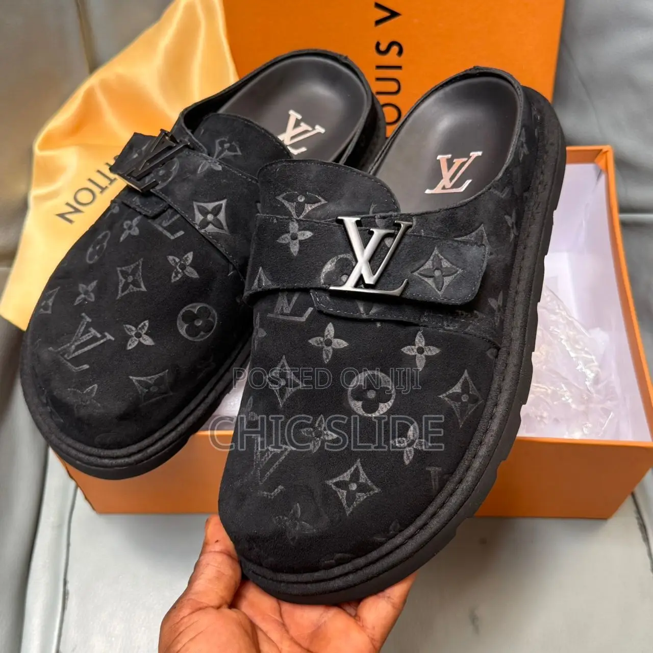 Monogram Elite Clog Mules