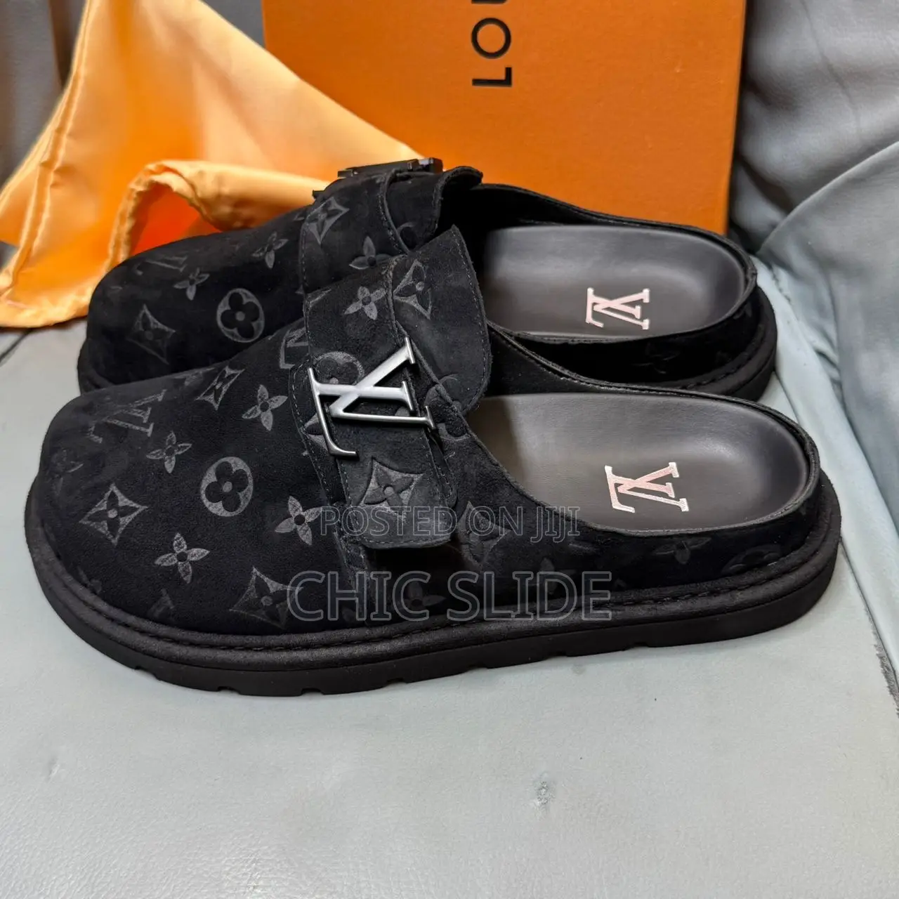 Monogram Elite Clog Mules