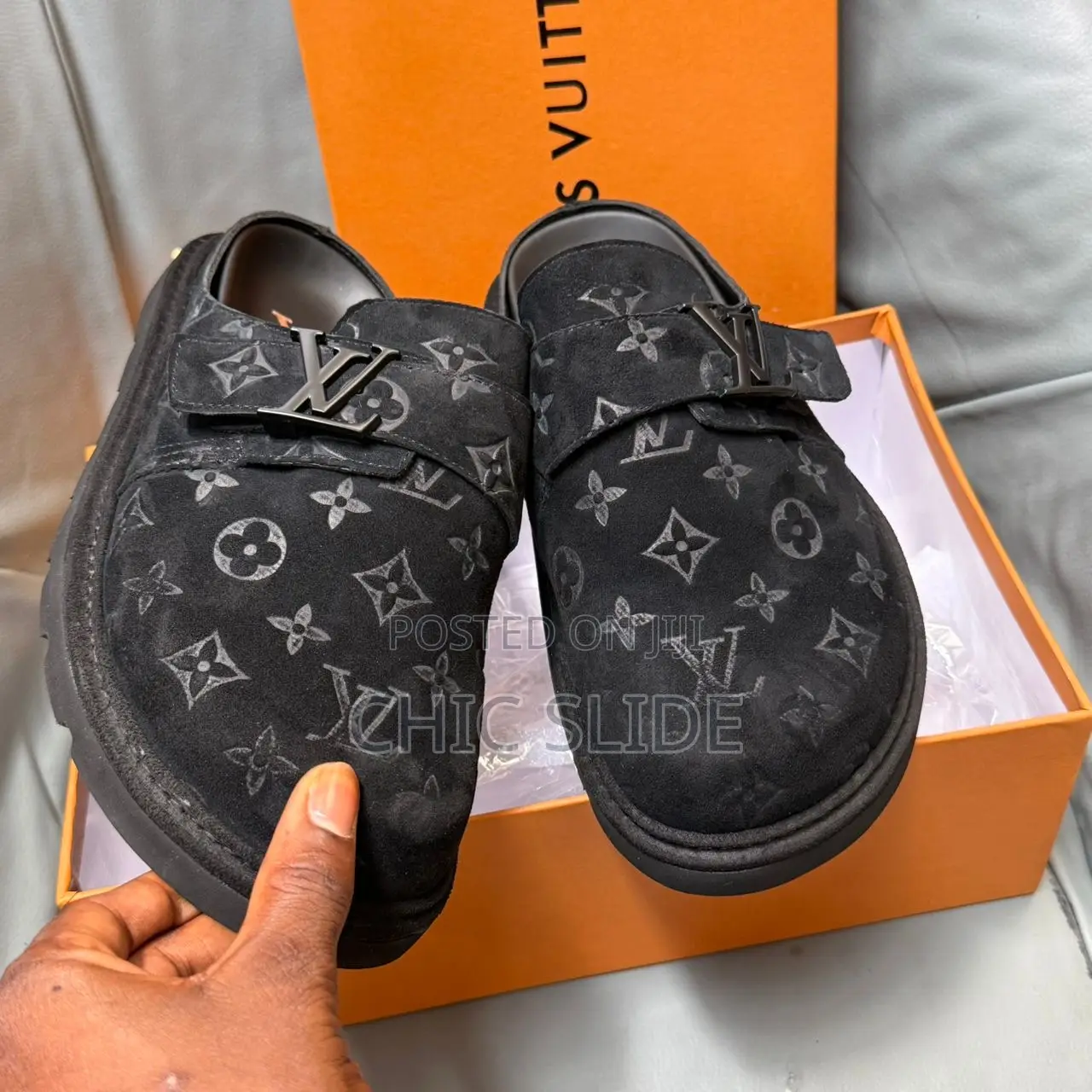 Monogram Elite Clog Mules