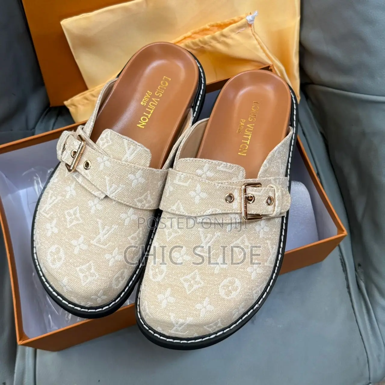 Monogram Elite Clog Mules