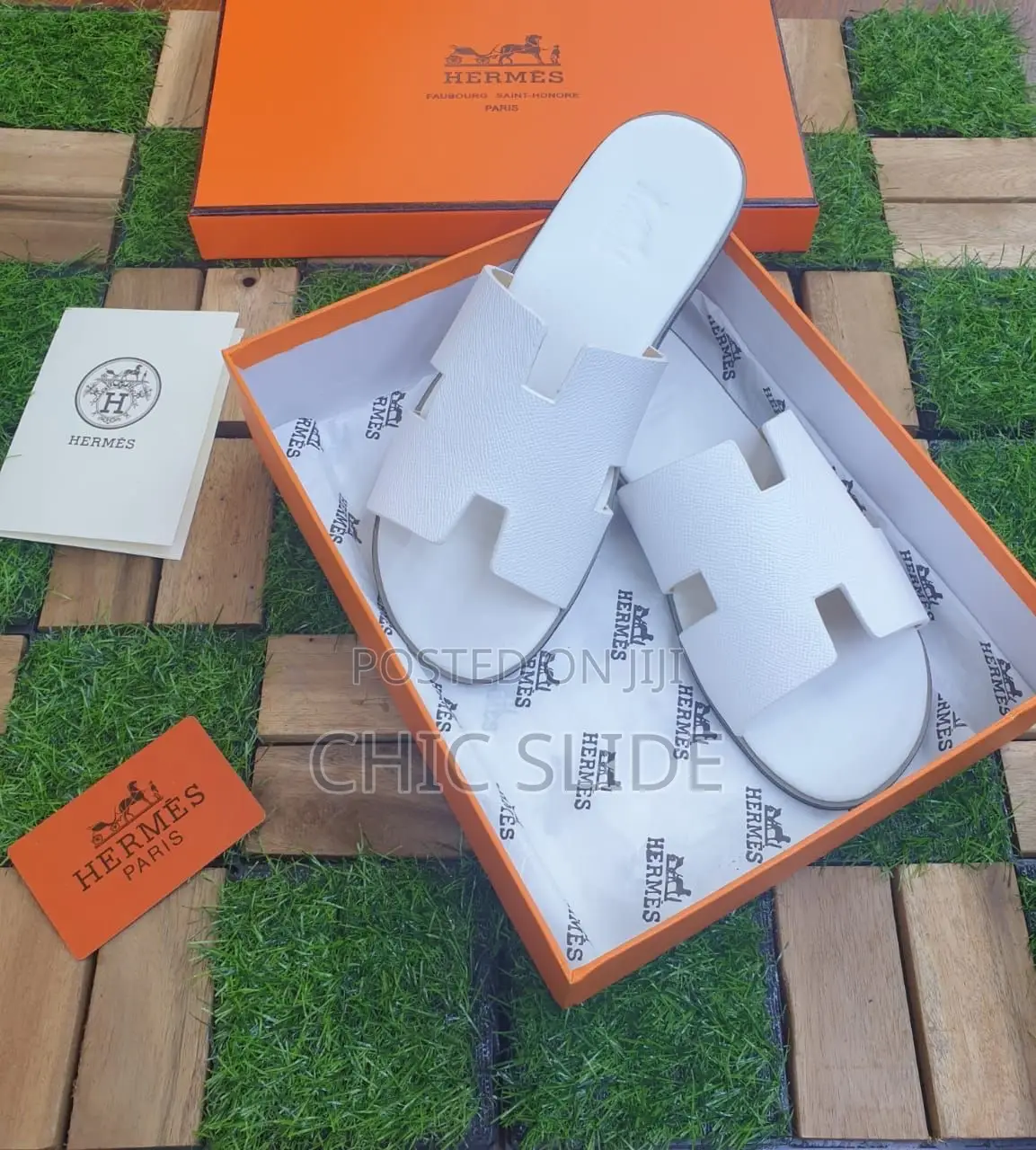 Ice White H-Slides