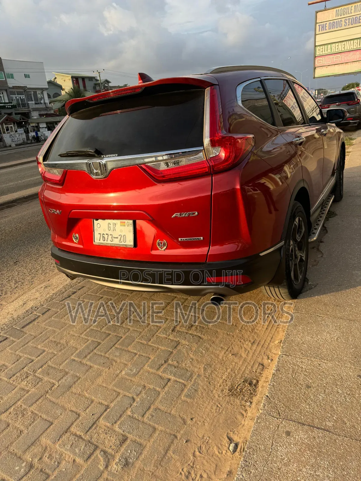 Honda CR-V Touring AWD 2018 Orange