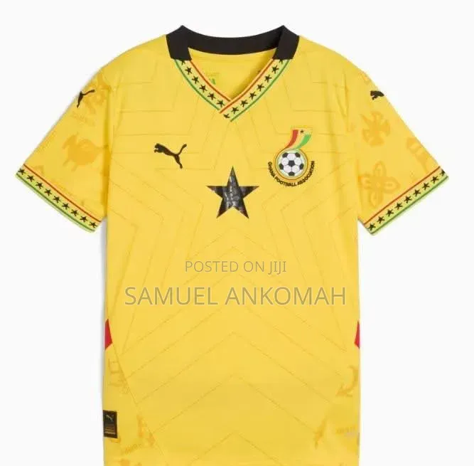 Ghana Jersey Player Version – Elite Athletic Fit Football