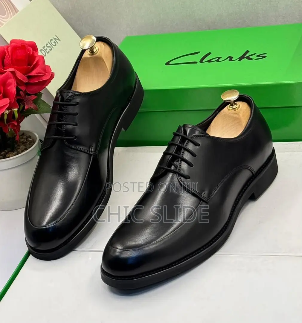 Coffee/Black Lace-Ups Shoes