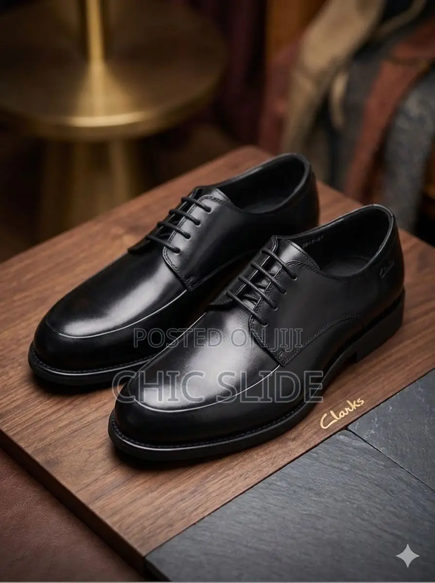 Coffee/Black Lace-Ups Shoes