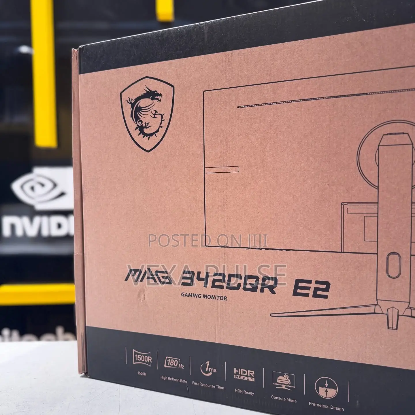 Msi 34” Curved Gaming Monitor Mag 342cqr E2 180hz Uwqhd Ultra Wide
