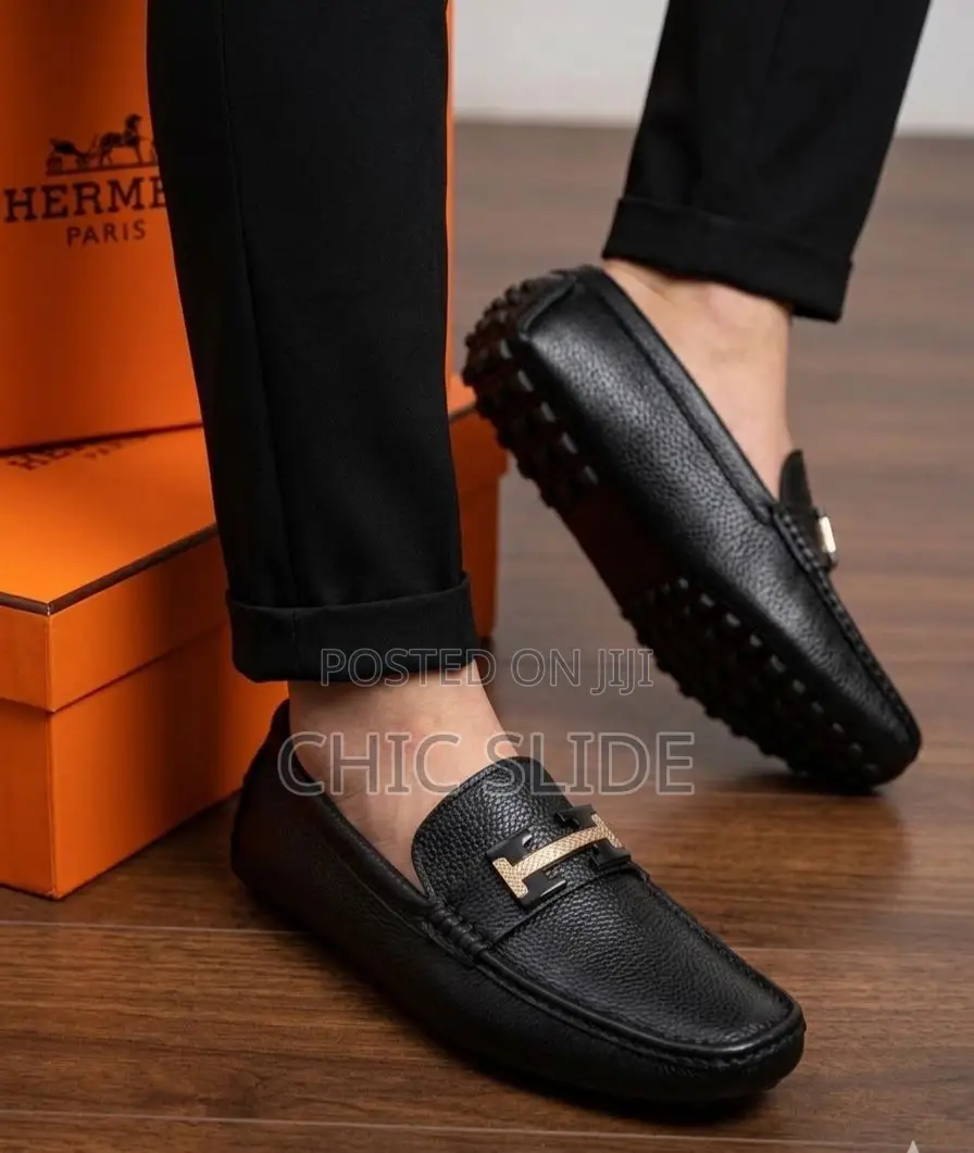 Pebbled Leather Shoes