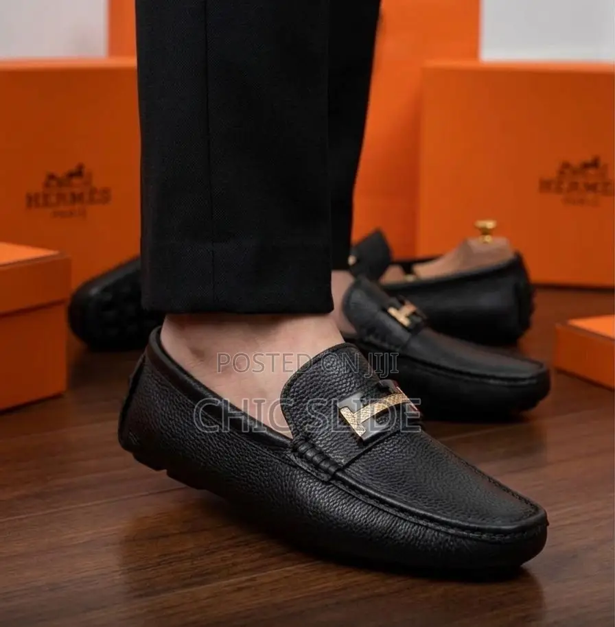 Pebbled Leather Shoes