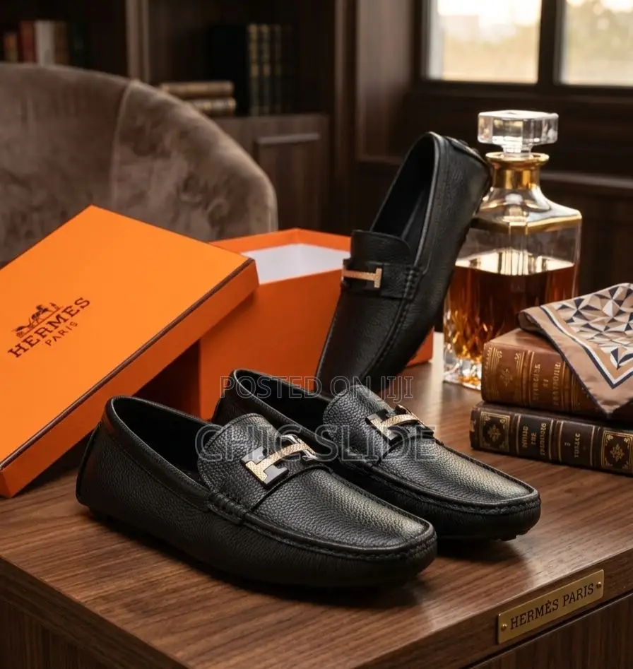 Pebbled Leather Shoes