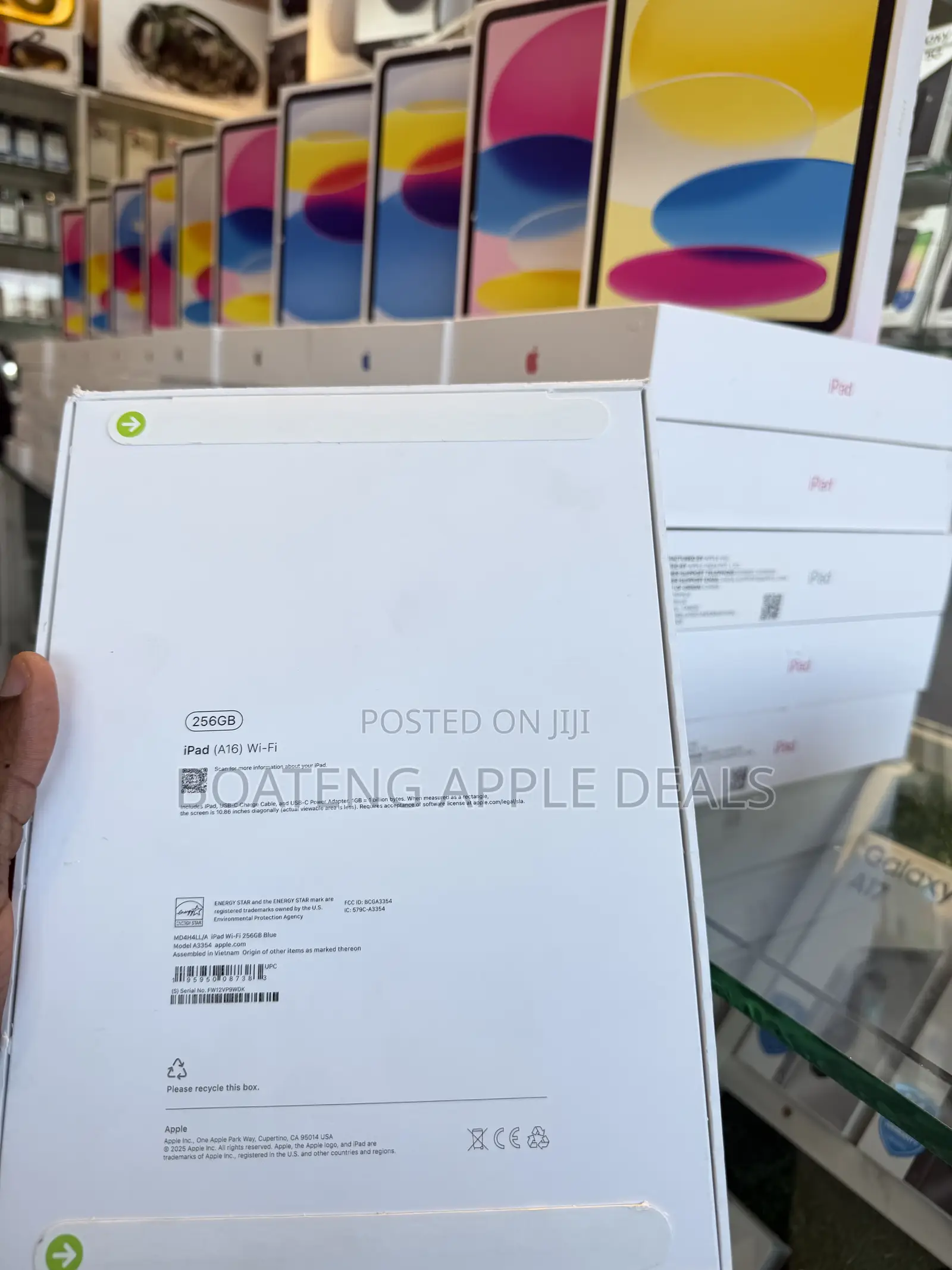 New Apple iPad Wi-Fi 256 GB Blue