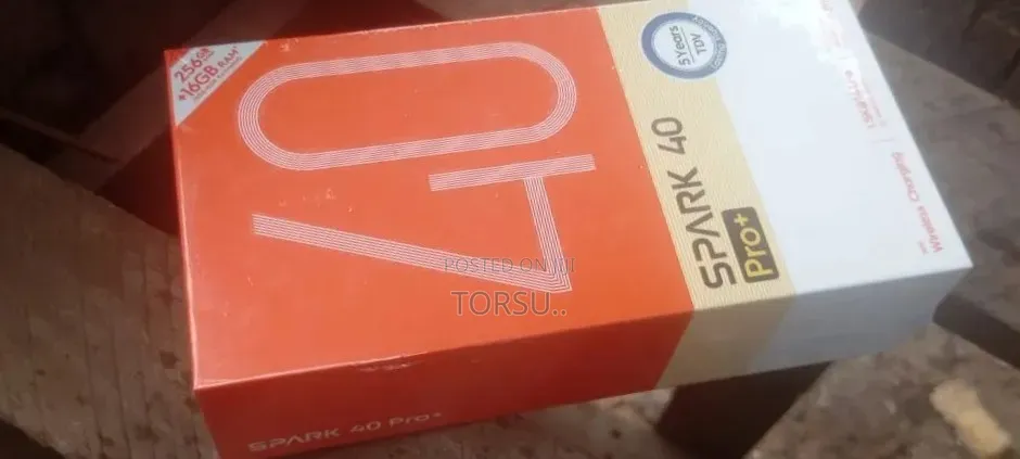 New Tecno Spark 40 Pro+ 256 GB Gold