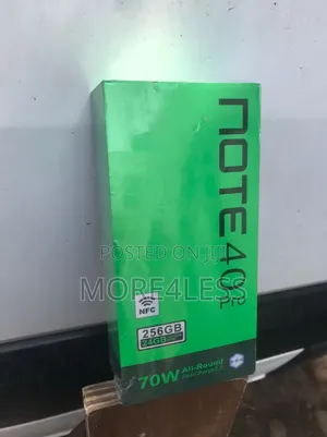 New Infinix Note 40 Pro 256 GB Black