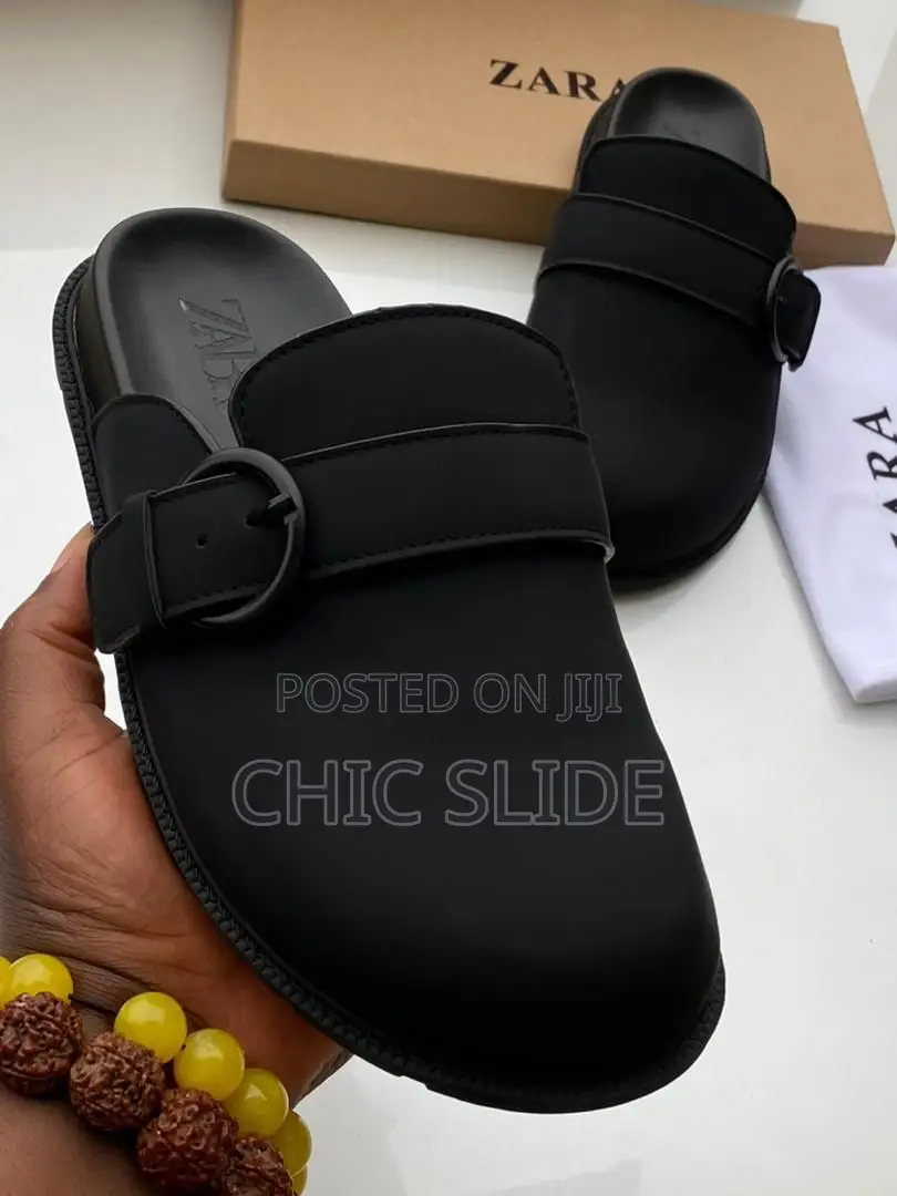 Round Buckle Mules