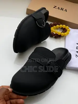 Round Buckle Mules