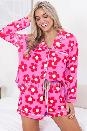 Floral Print Pj Set