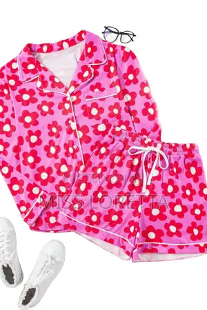 Floral Print Pj Set