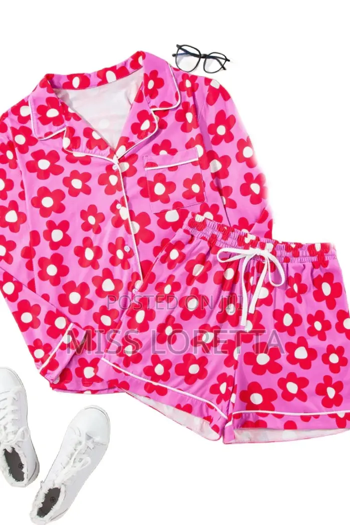 Floral Print Pj Set