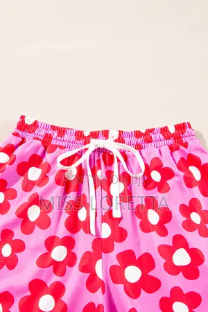 Floral Print Pj Set