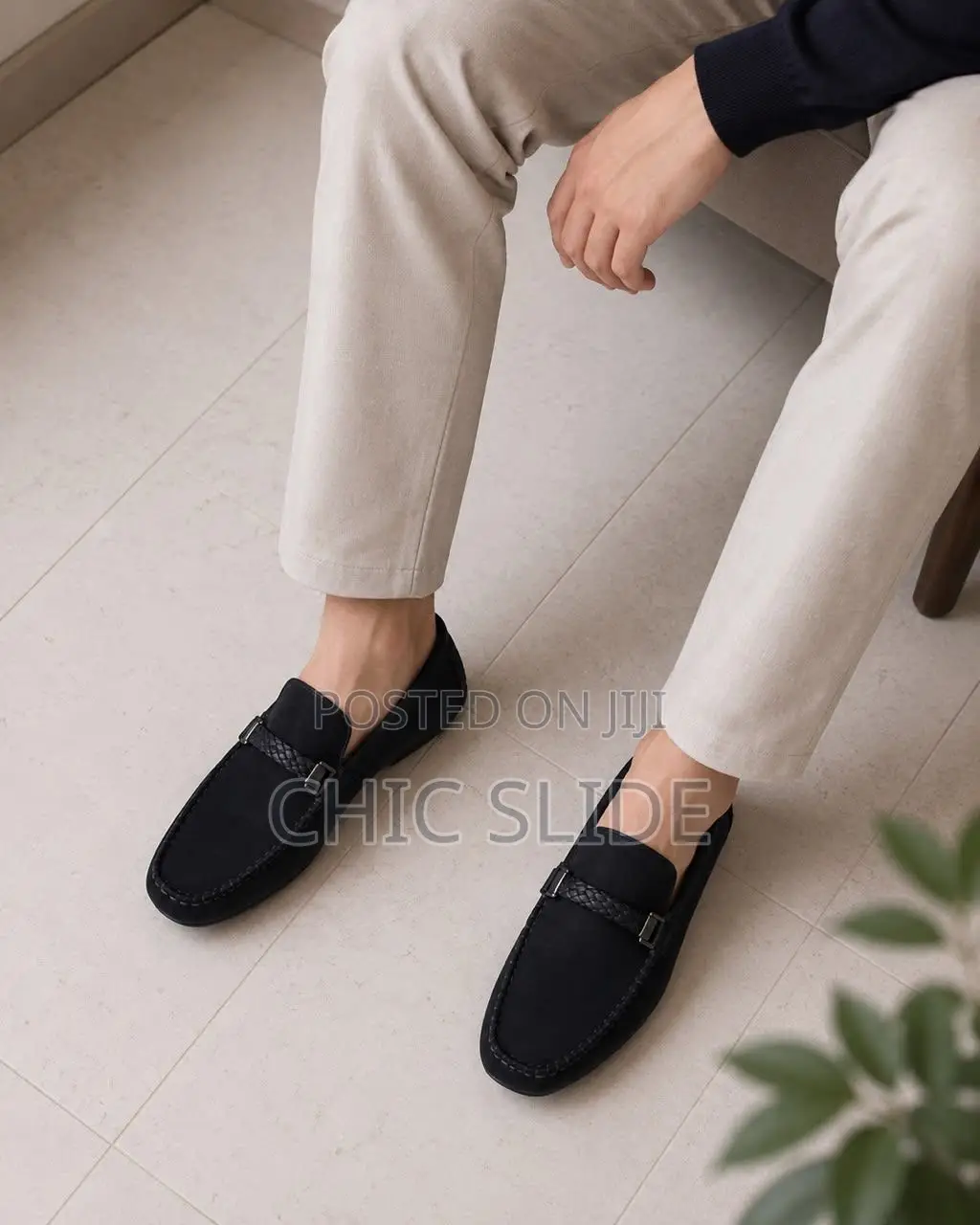 Braided Strap Loafers