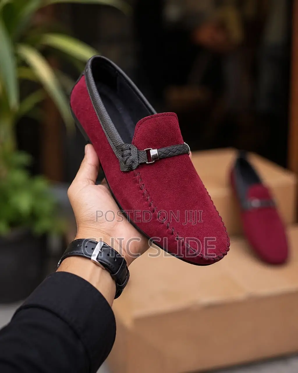 Braided Strap Loafers