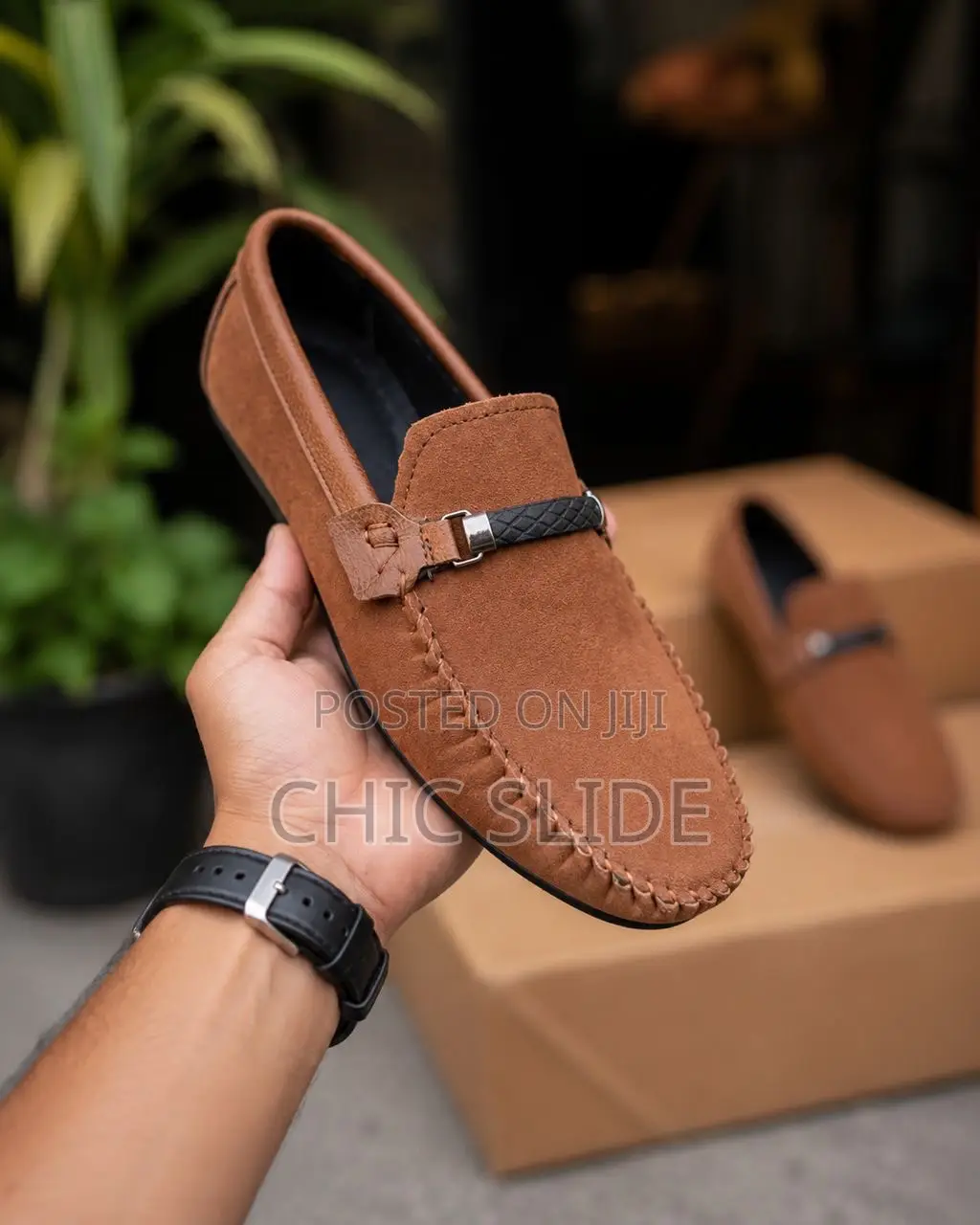 Braided Strap Loafers