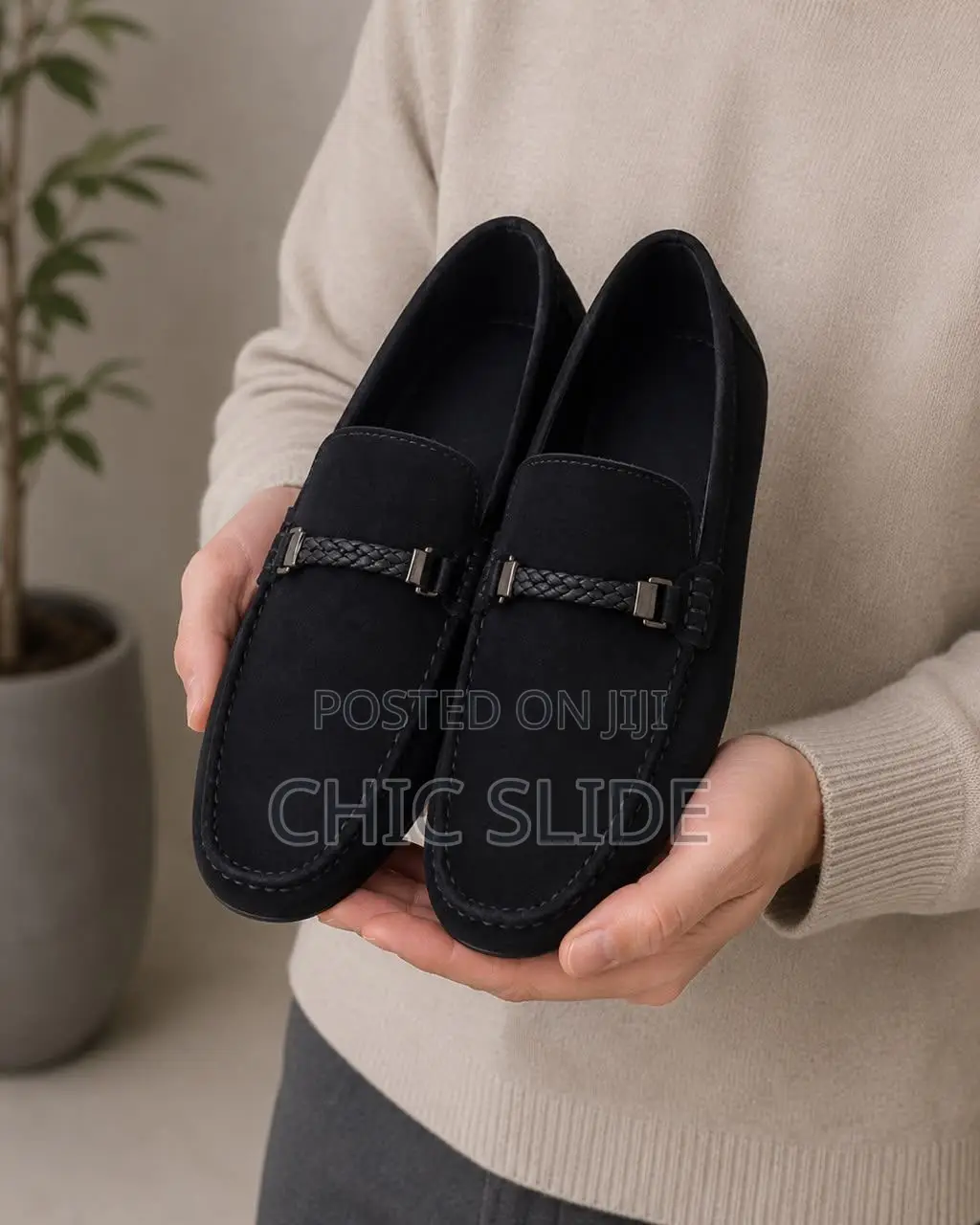 Braided Strap Loafers