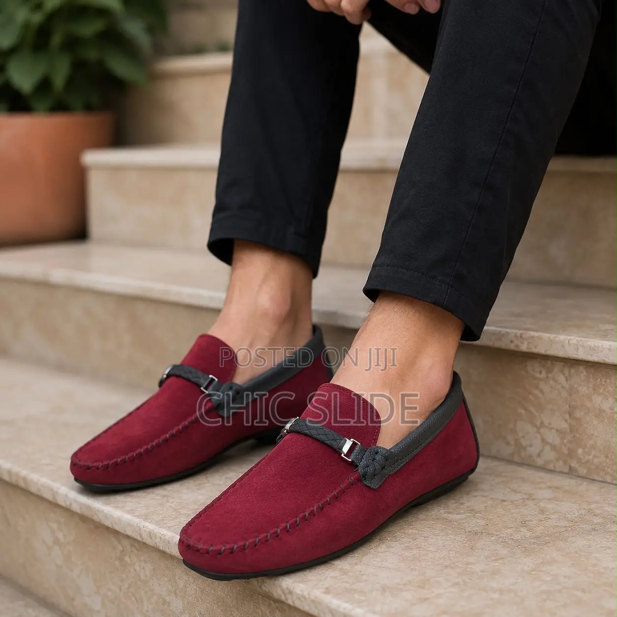 Braided Strap Loafers