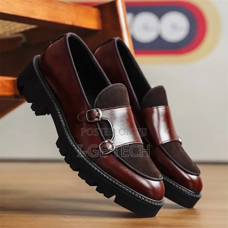 Men’S Double Monk Strap Loafers