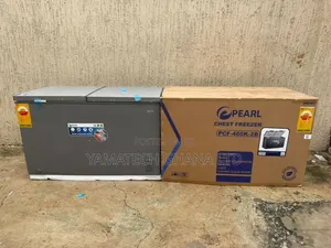 Fast Cooling and Freezing Pearl 350 Litre Double Door Chest Freezer