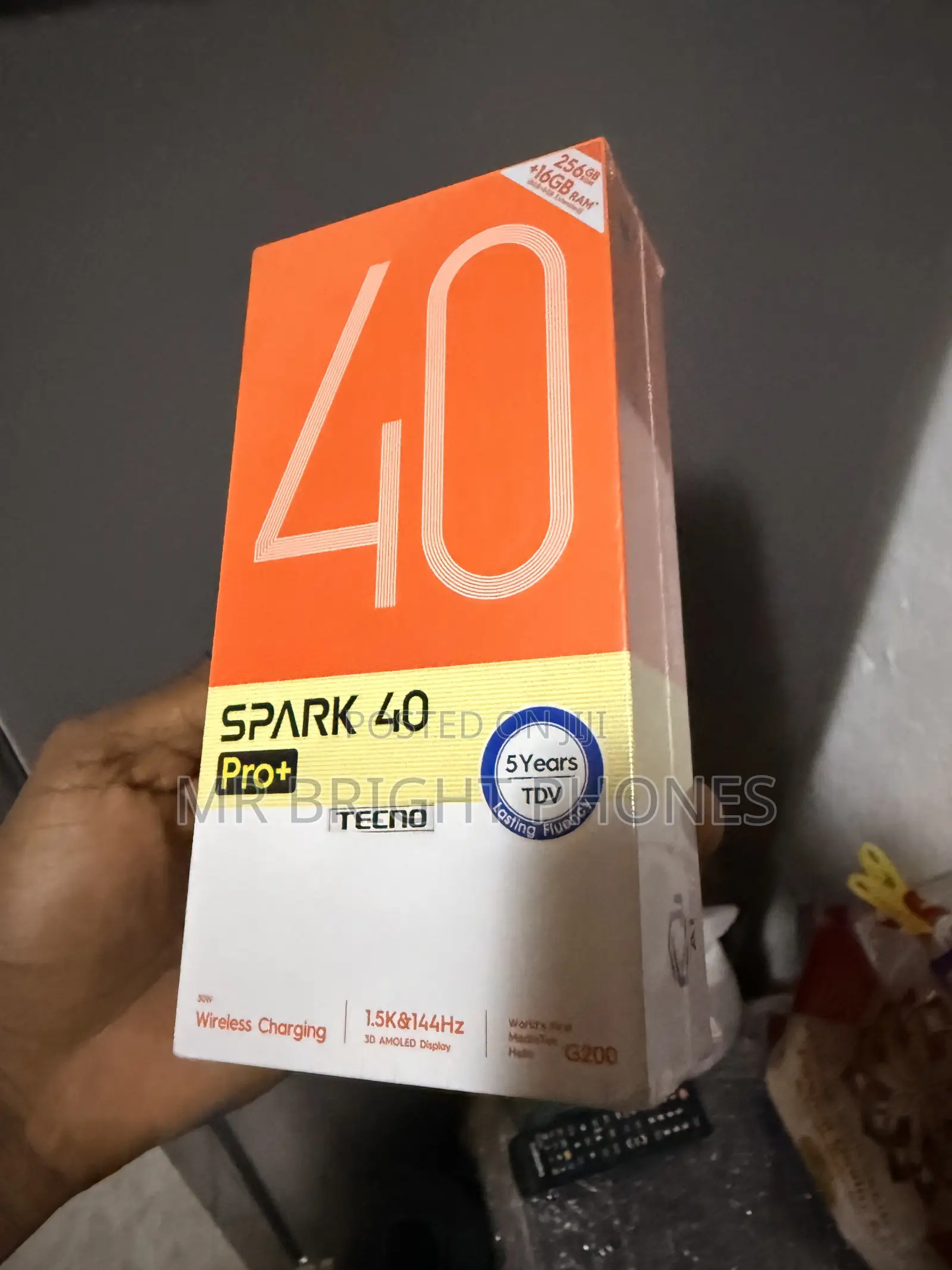 New Tecno Spark 40 Pro+ 256 GB Black