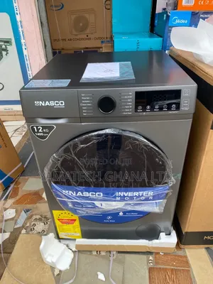 Nasco 12kg Front Load Fully Automatic Inverter Washing Machine