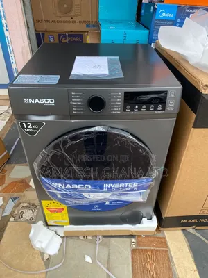 Nasco 12kg Front Load Fully Automatic Inverter Washing Machine