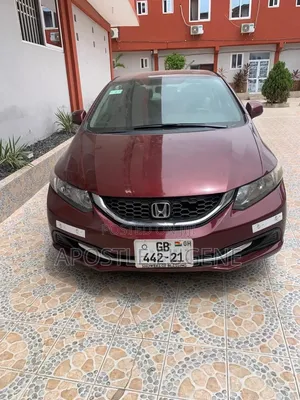 Honda Civic LX 4dr Sedan (1.8L 4cyl CVT) 2014 Red