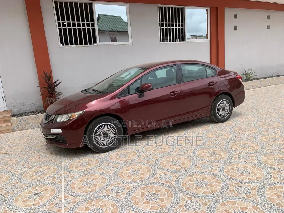 Honda Civic LX 4dr Sedan (1.8L 4cyl CVT) 2014 Red