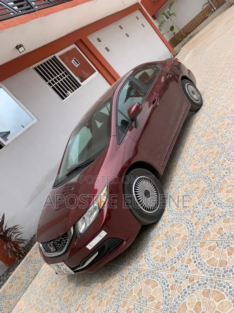 Honda Civic LX 4dr Sedan (1.8L 4cyl CVT) 2014 Red