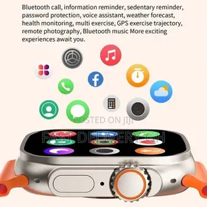 I20 Ultra Max Smart Watch Ultra 10 In1 Waterproof 7 Straps